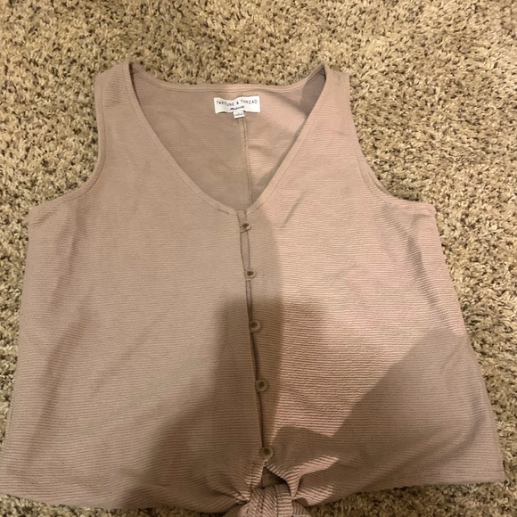 Texture and Thread (Madewell) button front top - Picture 1 of 2